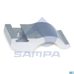 Зажим RENAULT Premium,Magnum,Kerax VOLVO FH,FM кронштейна крыла заднего SAMPA 034.167, 20583440