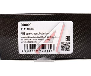 Датчик АБС OPEL Corsa (00-04) колеса переднего MEAT&DORIA 90009, 986594027, 1238236