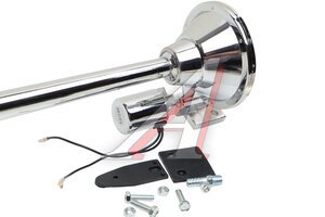 Сигнал звуковой 24V воздушный 1-о рожковый 740мм хром TORINO TZ-319 740MM, 21295