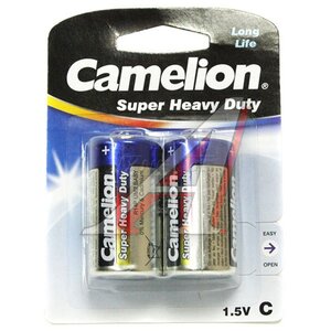 Батарейка R14 Blue BL-2 1.5B 1шт. CAMELION R14P-BP2