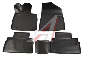 Коврик салона CHANGAN UNI-T (20-) полиуретан черный (4 предм.) NORPLAST NPA11-C13-740
