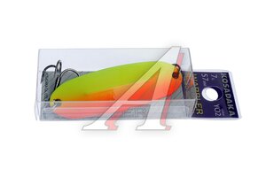 Блесна колеблющаяся Wabbler W40 57мм 7г цвет YO2 KOSADAKA WBR-W40-YO2, YO2 WBR-W40-YO2