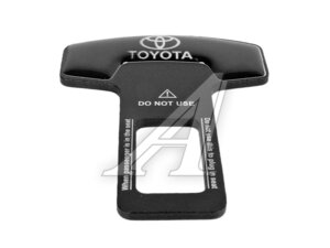 Заглушка ремня безопастности металлическая "Toyota" 1шт. 826519, TOYOTA