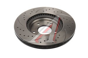 Диск тормозной HYUNDAI Elantra (20-) передний перфорированный комплект TAYGA BDF266, 51712-L1000