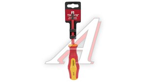 Отвертка крестовая PH 1.0х80мм диэлектрическая (сталь CrV) THORVIK SDPI180