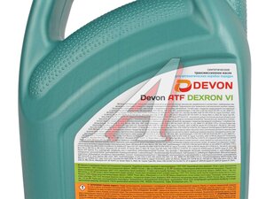 Масло трансмиссионное DEVON ATF DEXRON VI 4л 338664171, DEVON ATF