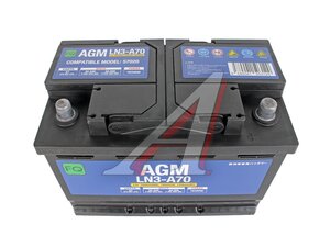 Аккумулятор FQ AGM 70А/ч обратная полярность 6СТ70(0) LN3-A70