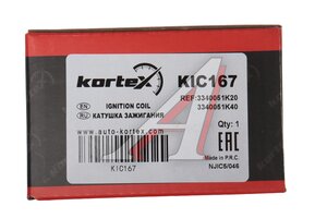 Катушка зажигания SUZUKI SX4 (06-) KORTEX KIC167, SC2455, 33400-51K40
