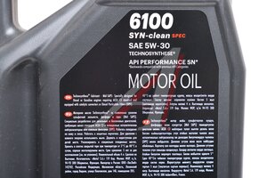 Масло моторное MOTUL 6100 SYN-CLEAN 5W30 п/синт.4л 113889, MOTUL 5W30/107947/107948/112133/112134/112460/112461/113889