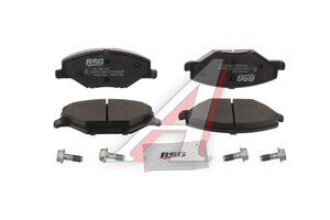 Колодки тормозные VW Polo Sedan (10-) передние (4шт.) BSG BSG80200001, 6RU698151