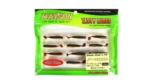 Виброхвост MAYSON Sleek Shad 1.75 (уп.12шт)-124 MAYSON 1.75-124