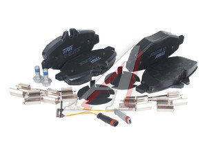 Колодки тормозные MERCEDES W211 (2.0/3.5) (02-) передние (4шт.) TRW GDB1542, 0044208720/0034209920/0034206520