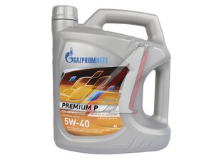 Масло моторное GAZPROMNEFT Premium P SP 5W40 синт.4л 253140703, GAZPROMNEFT 5W40