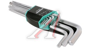 Набор ключей шаровых Г-образных 1.5-10мм 9 предметов WHIRLPOWER 2780013011
