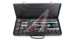 Набор головок 1/2" 25 предметов в кейсе WHIRLPOWER 254 4000253b