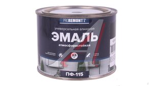 Краска черная ПФ-115 PROREMONTT 0.5кг ПФ-115, PROREMONTT