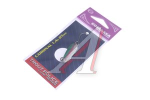 Блесна колеблющаяся Trout Police CARDINAL 1.4г 25мм цвет AC02 KOSADAKA TL-CRD-AC02