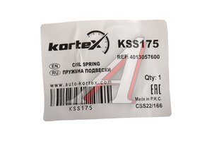 Пружина GEELY Tugella подвески передней KORTEX KSS175, 4013057600