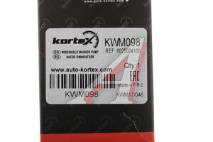 Насос омывателя GEELY Coolray (18-) стекла ветрового KORTEX KWM098, 6025024100