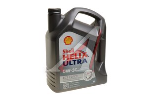 Масло моторное SHELL HELIX ULTRA ECT 0W30 C2/C3/SN синт.5л 550046307, SHELL 0W30