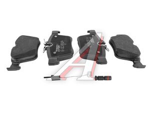 Колодки тормозные MERCEDES C (W205) задние (4шт.) TRW GDB2071, A0084201320
