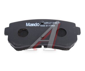 Колодки тормозные HYUNDAI Creta (16-) задние (4шт.) MANDO MPK42, GDB3641, 58302-1KA30