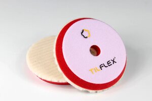 Круг полировальный на липучке 150мм с отверстием шерсть TILFLEX TL77