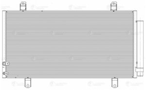 Радиатор кондиционера TOYOTA Camry (06-) LUZAR LRAC1940, 940194, 88460-06210