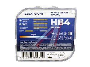 Лампа 12V HB4 55W P22d комплект CLEARLIGHT MLHB4WVR