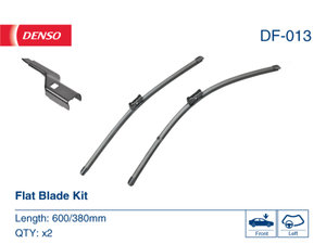 Щетка стеклоочистителя VW Polo (09-) AUDI A1 (10-) 600/380мм комплект DENSO DF-013, 6R1955425A/6R1955426A
