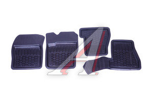 Коврик салона FORD Focus 3 (11-) резина черный (4 предм.) AVTODRIVER ADRPRO018 (55-08-121), AVTODRIVER