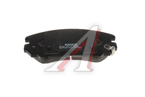 Колодки тормозные HYUNDAI Elantra (06-) передние (4шт.) HAGEN SANGSIN GP1202, GDB3352, 58101-38A90