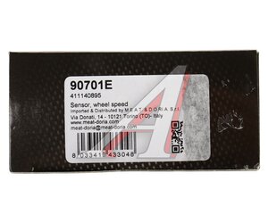 Датчик АБС MERCEDES Sprinter (906) колеса переднего MEAT&DORIA 90701E, A9065400317