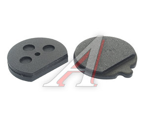 Колодки тормозные JCB 3CX,4CX круглые (2шт.) NSP NSP9WT47800849, 15920103, 15/913501/478/00849