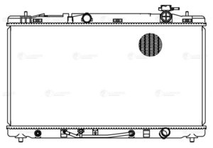 Радиатор TOYOTA Camry (08-11) (3.5) охлаждения двигателя LUZAR LRc19119