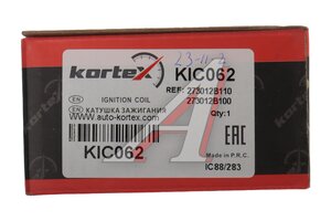 Катушка зажигания HYUNDAI ix35,Tucson (10-) KORTEX KIC062, 27301-2B100