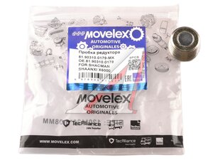 Пробка SHACMAN SHAANXI X6000 редуктора (мост HDZ237/HDZ300) MOVELEX 81.90310.0179-MX, 81.90310.0179