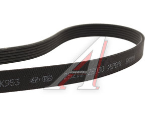 Ремень приводной поликлиновой 6PK955 HYUNDAI Elantra (06-),i20,i30 KIA Cerato генератора OE 25212-2B030, 6PK955