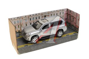Модель автомобиля TOYOTA Prado металлическая 12см серебристая ТЕХНОПАРК PRADO-SL, 278446