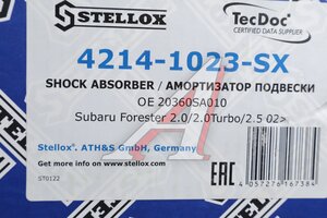 Амортизатор SUBARU Forester (02-07) задний левый газовый STELLOX 4214-1023-SX, 334345, 20360-SA010-9L