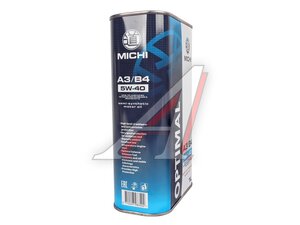 Масло моторное MICHI OPTIMAL 5W40 A3/B4 1л 4637639, MICHI 5W40
