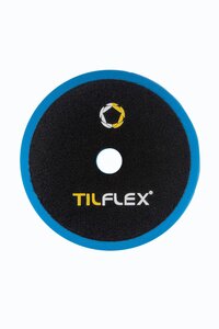 Круг полировальный на липучке с отверстием рефленый 150х25мм голубой TILFLEX TL73