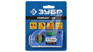 Магнитный компактный уровень 85мм ЗУБР 34551