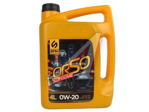 Масло моторное ORSO SUPREME 0W20 4л 020ORSU, ORSO 0W20