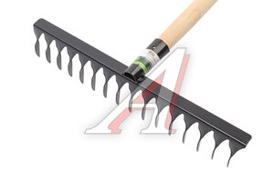 Грабли витые 16 зубьев стальные с деревянным черенком СИБРТЕХ Сборка 241789, 241789/310715/040414