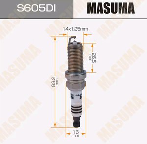 Свеча зажигания MASUMA S605DI