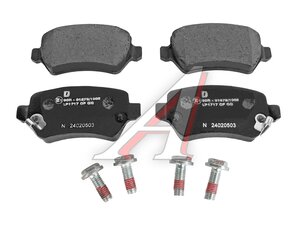 Колодки тормозные KIA Venga (10-) задние (4шт.) DELPHI LP1717, GDB1515, 58302-1PA30