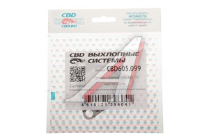 Прокладка AUDI A4,A6,A8,Q7 VW Phaeton,Touareg трубы приемной глушителя CBD CBD605.099, 59253115