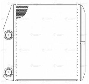Радиатор отопителя OPEL Corsa D (06-14) LUZAR LRH2112, 55702423