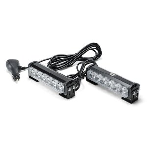 Маяк балка светодиод. 12/24V 6Вт кронштейн стробоскоп 1 стор.(1+1блок Epistar) AVTOELECTRICA AE6W-1EPS-1S